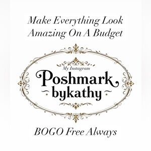 BOGOFree in my closet! My Instagram Poshmarkbykathy. Be first 2 see new items!!